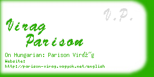 virag parison business card
